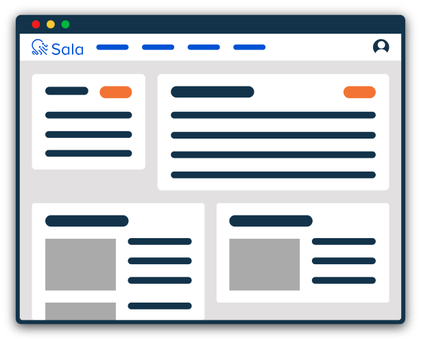 student management wireframe image